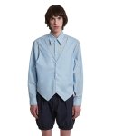 트렁크프로젝트(TRUNK PROJECT) Vest Layered Shirt_Sky Blue