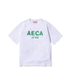 AECA BIG LOGO TEE-WHITE/GREEN