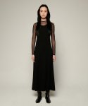 보울룬(BOWLLOON) COMFY SLEEVELESS DRESS (BLACK)