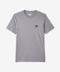 씨피 컴퍼니(CP Company) 남성 미니 스퀘어 로고 프린팅 반소매 티셔츠 - 그리핀 그레이 / 12CMTS045A005100W937