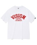비전스트릿웨어(VISION STREETWEAR) VSW Arch Logo T-Shirts Red