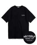 엔피스튜디오(NP STUDIO) 스터프 로고 티셔츠 블랙