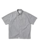 예스아이씨(YESEYESEE) S/S Stripe Comfort Shirt Black