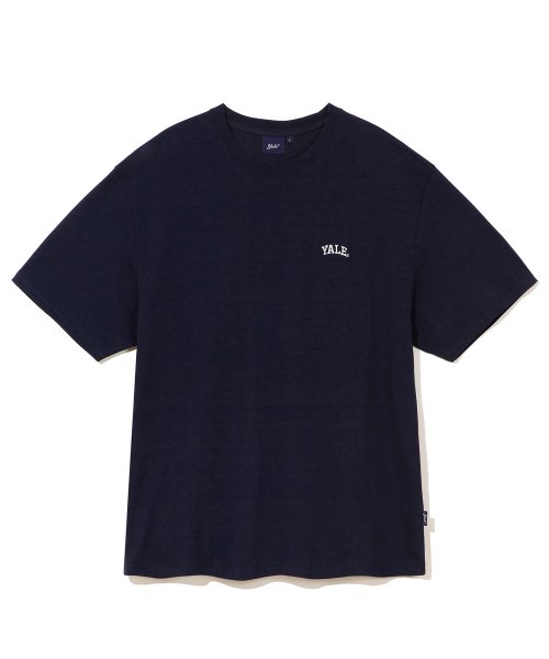 Musinsa Yale Ss Onemile Wear Small Arch Tee Navy