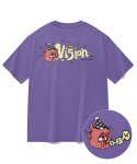 비전스트릿웨어(VISION STREETWEAR) VSW Sleepy T-Shirts Purple