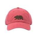 하딩레인(HARDING-LANE) Adult`s Hats Bear on Weathered Red