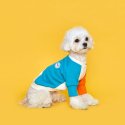 플로트(FLOT) 라인 맨투맨 아이보리민트 강아지옷