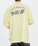로맨틱크라운(ROMANTIC CROWN) 리센츠 로고 티_라이트 옐로우