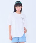 체이스컬트(CHASECULT) 여성 메탈릭 포인트 루즈핏 티셔츠-BCRG5866E01