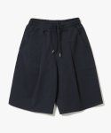 제로(XERO) Deep One Tuck Sweat Shorts [Navy]