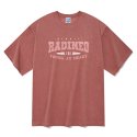 라디네오(RADINEO) 빈티지 로고 피그먼트 반팔 티셔츠 레드