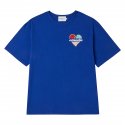 비욘드클로젯(BEYOND CLOSET) 뉴 스케치 노맨틱 로고 티셔츠 블루