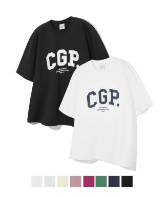 코드그라피(CODEGRAPHY) [2PACK] [쿨코튼] CGP 아치 로고 티셔츠_8COL...