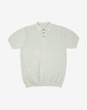 솔티(SORTIE) Texture Summer Polo Knit (Oatmeal gray)