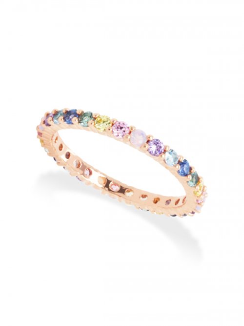 MACIER - 2MM Pastel Ring (Rose Gold)