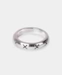 그레이노이즈(GRAYNOISE) Stitch X ring (925 silver)