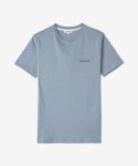 노스 프로젝트(NORSE PROJECTS) 남성 닐스 스탠다드 로고 반소매 티셔츠 - 실버 블루 / N0105617183
