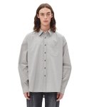 일꼬르소(IL CORSO) 라이트그레이 에센셜 컴포트 셔츠 IESH2F101G1