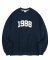 필루미네이트 오버핏 1988 스웨트 셔츠-네이비