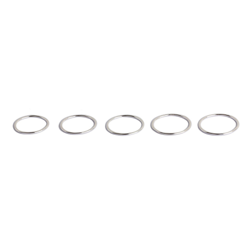 Five Finger Basic Silver Ring