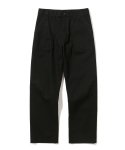 유니폼브릿지(UNIFORM BRIDGE) cotton fatigue pants regular fit black