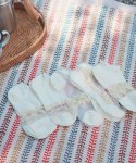 알엔오티(RNOT) [3SET] Creme Vanilla See-Through Lace Socks (5 type)