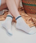 알엔오티(RNOT) [3SET] Sailor Daily Two Line Mesh Socks (6color)