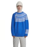 트렁크프로젝트(TRUNK PROJECT) Reversible Nordic Sweater_Blue