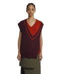 트렁크프로젝트(TRUNK PROJECT) Layered Knit Vest_Red