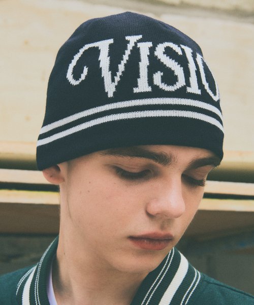 Musinsa Vision Streetwear Vsw Vision Logo Beanie Black