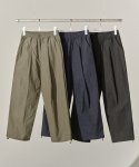 제로(XERO) Nylon Deep One Tuck String Pants [3 Colors]