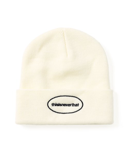 MUSINSA Thisisneverthat E T Logo Beanie Ivory