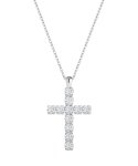 제이그레이슬렛(J.GRACELET) Eternity 4M Cross Necklace (S925)