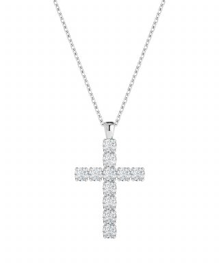 제이그레이슬렛(J.GRACELET) Eternity 4M Cross Necklace (S925...