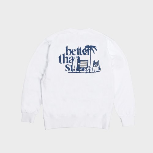 Musinsa Better Than Surf Btsurf Sweat Shirt White