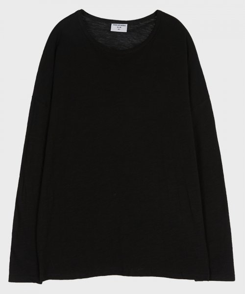 MUSINSA公式 GLW Oversized Layered Long Sleeve T Shirt Black