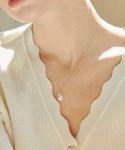 디모멘트(DMOMENT) DM C Swarovski Pearl  925 Silver Necklace