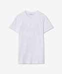 막스마라(MAXMARA) 여성 파크 엠브로이더드 반소매 티셔츠 - 화이트 / 19460229600001