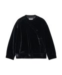 라모랭(RAMOLIN) Velour Sweatshirts Black
