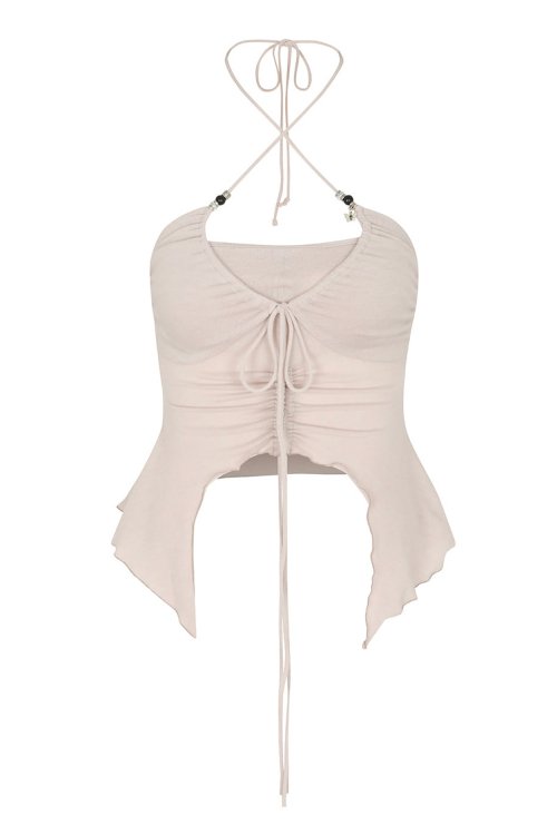 Musinsa Painorpleasure Morpho Top Beige