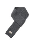 라모랭(RAMOLIN) Wool Knit Muffler Dark Gray
