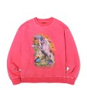 Unicorn Graphic Sweatshirt Pink