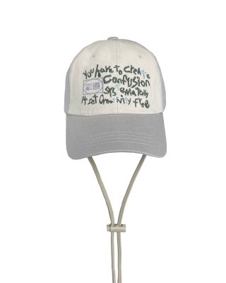 오스하이(OSHIGH) DALI BaseBall CAP (GreyBeige)