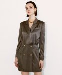 채뉴욕(CHAENEWYORK) Olga Tailored Jacket Dress [Khaki]