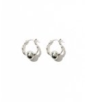 이스트인디고(EASTINDIGO) Date of birth ball earrings Silver
