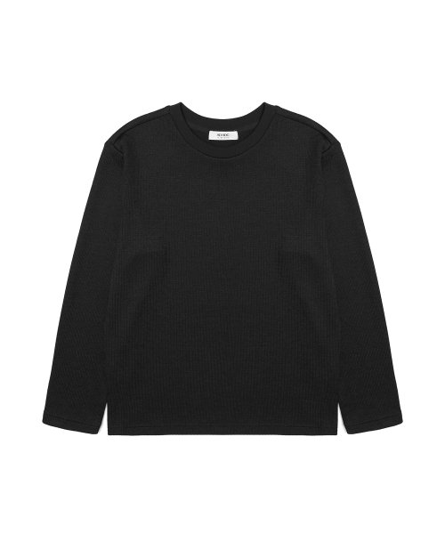 Musinsa Ad Hoc Men S Knitwear Crew Neck Shirt Black