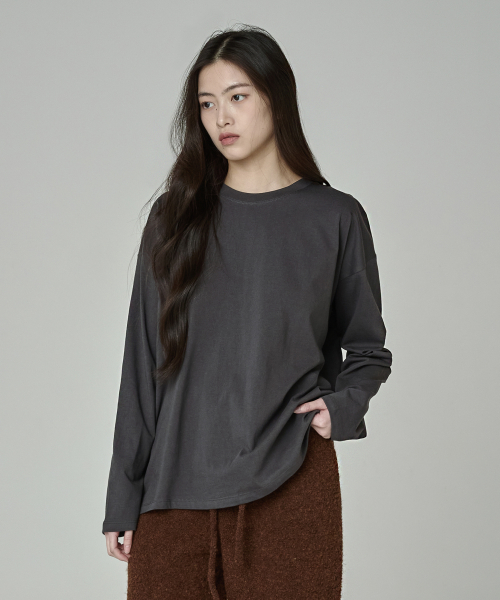 Musinsa Juliapepe Basic Top Charcoal