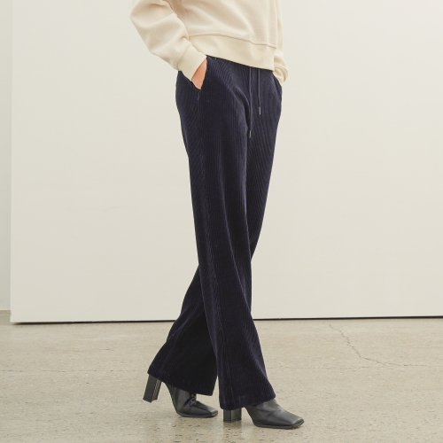 Corduroy Bending Pants _Navy