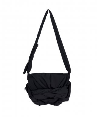 Knotted Mini Padding Bag (Black)