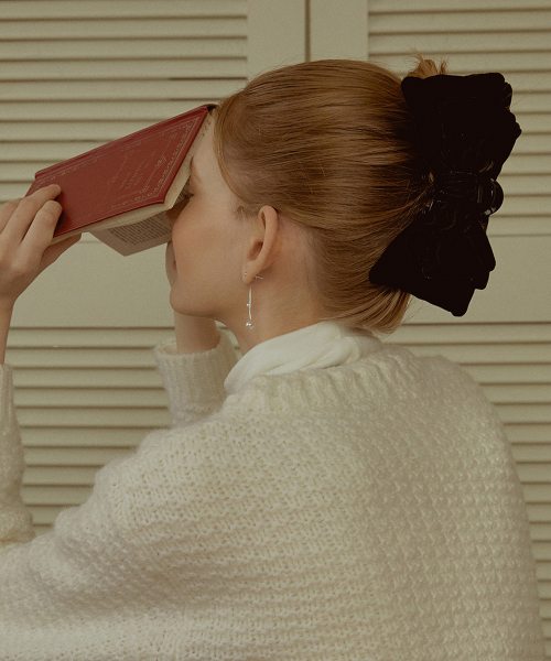 TATIANA - Big Boutique Ribbon Hair claw clip HB2219